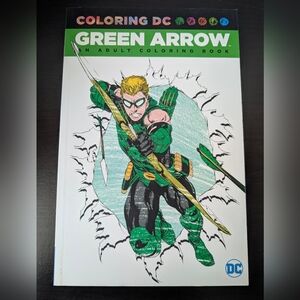 Coloring DC Green Arrow Comic Adult Coloring Book NEW